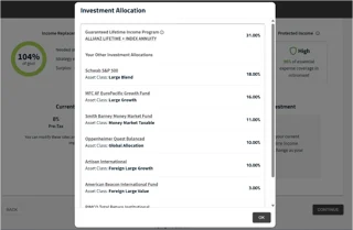 screen capture of the new UI appearance