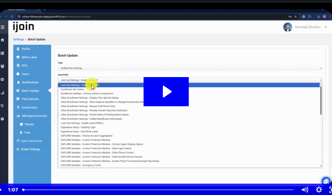 How to Perform a Batch Update